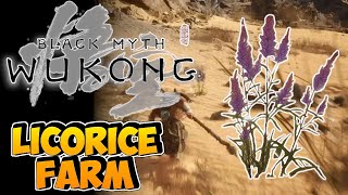 Licorice Farming Guide  Black Myth Wukong [upl. by Mosenthal]