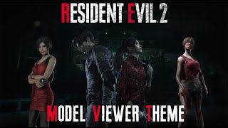 Resident Evil 2 Remake Model Viewer Theme Save Room B [upl. by Eniotna]