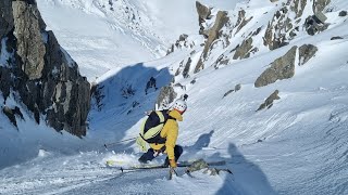 Aiguille du Midi  Couloir des Cosmiques [upl. by Jehiah]