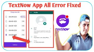 TextNow app all Error Fixed  textnow app not working problem solve 2021 [upl. by Pieter]