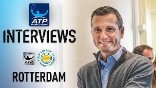 Richard Krajicek Relives Rotterdam Memories [upl. by Aihsenak]