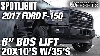 Spotlight  2017 Ford F150 6quot BDS Lift 20x10s and 35s [upl. by Leonerd]