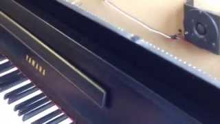 PIANO HYBRIDE YAMAHA DUP 20 Noir 2 [upl. by Ycniuqed]