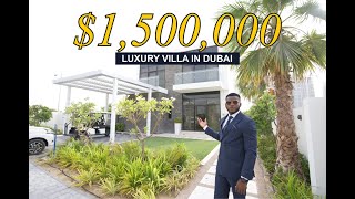 Touring a 1500000 Luxury Villa In Dubai by Damac [upl. by Htelimay]