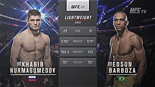 Khabib vs Barboza Fight Highlights khabib ufc barboza khabibnurmagomedov ufcfighter [upl. by Darius541]