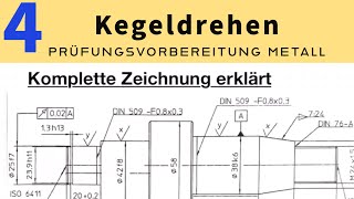 KANNST DU DIESEN KEGEL BERECHNEN   PRÜFUNGSAUFGABE  MASCHINENBAU  04 ✅ 💯 [upl. by Atalee]