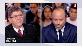 JeanLuc Mélenchon face à Édouard Philippe dans LÉmission politique [upl. by Richard]