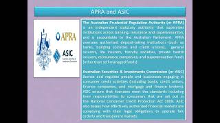 APRA amp ASIC Australia [upl. by Faucher]