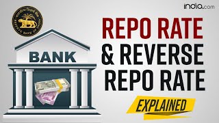 What is Repo Rate and Reverse Repo Rate and How Does it Impacts The Economy  Business News [upl. by Auqkinahs]