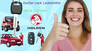 Replacement Holden key Brisbane Doctor Lock Locksmiths [upl. by Eidnew]