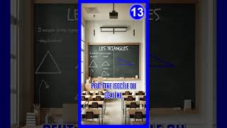 Les triangles en géométrie revision education scolaire géométrie mathématique calcule [upl. by Cletus]