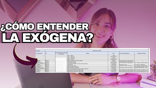 Cómo leer el nuevo reporte de exógena  Facturas electrónicas🤓 [upl. by Raffarty]