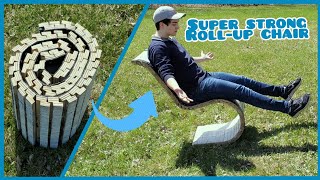 Making A Super Strong RollUp Chair  Woodworking [upl. by Huei]