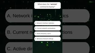 What does the netstat command display quizzingtech tech netstat trivia [upl. by Teena334]