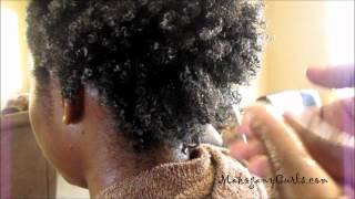 Natural Hair Paul Mitchell The Conditioner and Eco Styler Blue [upl. by Harmon]