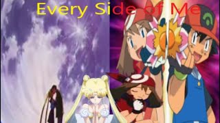 MamoUsa Sailor Moon and Advanceshipping Pokemon AMV Every Side of Me [upl. by Polky665]