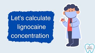 Lignocaine concentration calculation [upl. by Edra555]