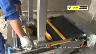 QuickRenda  Automatic Wall Plastering Machine [upl. by Annaek]