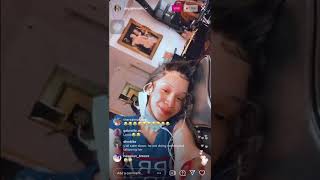 Deyjah Harris IG Live  Getting a Tattoo 6421 [upl. by Devora]