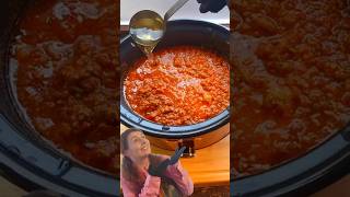 Ragu meat sauce recipe CrockPot slowcooker shorts [upl. by Garrek]