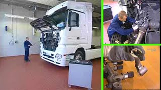 MercedesBenz Actros  Diffusor Heizung der AdBlue Dosiereinheit  Instandsetzung [upl. by Balough]