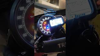 Triumph Scrambler 400X Speedometer Lamination Remove After 1 Year triumphscrambler400x ppf 2024 [upl. by Nylram616]