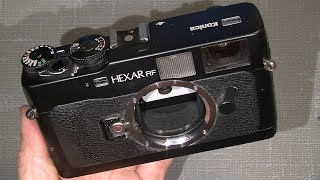 How to Adjust the rangefinder in Konica Hexar RF [upl. by Christopher]