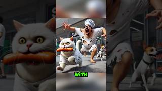 Part 1 Two cats quarreling with each other ai cat cats catvideos catlover cute cutecat [upl. by Dincolo567]