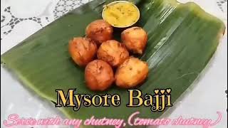 MysoreBonda RecipeMake Instant Mysore Bajji Recipe home Recipe Cooking😋 [upl. by Alys]