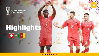 Embolo Delivers  Switzerland v Cameroon highlights  FIFA World Cup Qatar 2022 [upl. by Anuaek32]