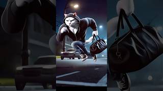 Father Saves Cat Gets Arrested Catsoftiktok CatLovers cat cute FunnyCats catcartoon fyp [upl. by Maddock539]