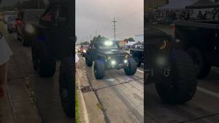 Hellfire Apocalypse Hellcat Jeep 6x6 Cruising Harper Ave car jeep hellcat apocalypse6x6 [upl. by Fujio]