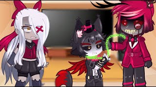 Hazbin Hotel React To Alastor  Gacha React [upl. by Menendez]