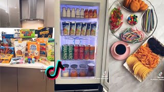 Amazon Fridge Restocking 🧂 Organizing 🍇 TikTok Compilation ✨  Vlogs from TikTok ✨ [upl. by Odlanyer]