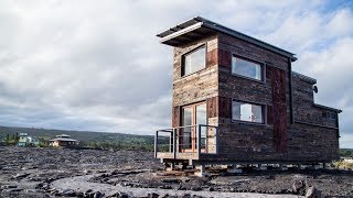 Phoenix House the Offgrid tiny house in Kalapana Hawaii [upl. by Dyanna]