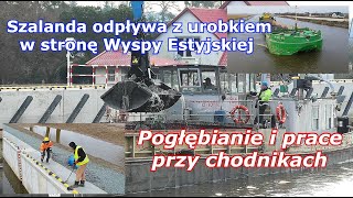 ETAP IV Przekopu Mierzei Wiślanej Prace Wykończeniowe i pogłębianie koryta rzeki Elbląg [upl. by Charry]