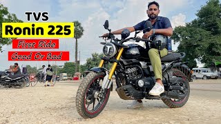 Tvs Ronin 225 New Model 2023 First Ride Review [upl. by Jaquith]