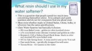 Water Softener Selection Part 2 [upl. by Oflodur]