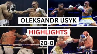 Oleksandr Usyk 200 All Knockouts amp Highlights [upl. by Ayekin]