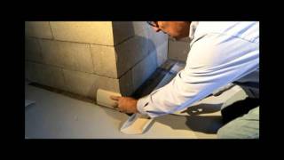 BasementWaterproofingInstallationmp4 [upl. by Teryn]