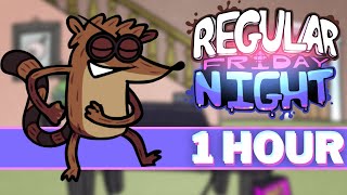 RECKLESS  FNF 1 HOUR Songs VS Regular Show Benson Mordecai Rigby amp Finn FNF Mod OST Song [upl. by Haley617]