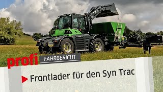 Frontlader für den Syn Trac  profi Fahrbericht [upl. by Karel349]