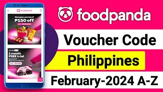 Foodpanda philippines voucher code February 2024  Foodpanda voucher code [upl. by Garold]