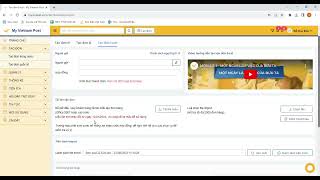Hướng dẫn sử dụng Web quản lý đơn hàng Vnpost myvnpostvn [upl. by Swerdna]