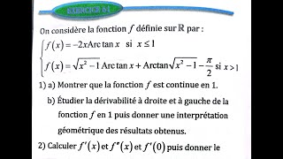 dérivation et étude des fonctions 2 bac SM Ex 61 page 156 Almoufid [upl. by Derna]