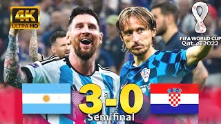 Argentina 3 x 0 Croatia ● FIFA WORLD CUP QATAR 2022 Semi Final  Extended highlights amp Goals [upl. by Krasnoff596]