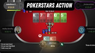 CRUSHING on PokerStars  100 NL Online Poker Cash Game Vlog [upl. by Jaella]