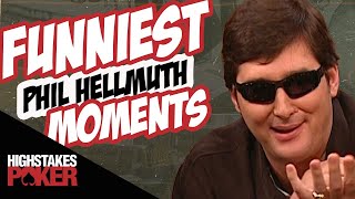 Phil Hellmuth Funniest High Stakes Poker Moments [upl. by Akyeluz]