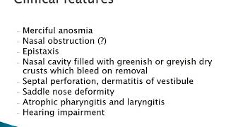 Atrophic Rhinitis  ENT Lecture Series [upl. by Lanny70]