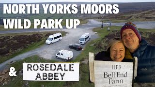 Vanlife North Yorkshire Moors wild park up amp Rosedale Abbey [upl. by Aidualc]